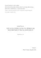 VIZUALNA STIMULACIJA NA OPORAVAK MOTORIČKIH FUNKCIJA KOD DJECE