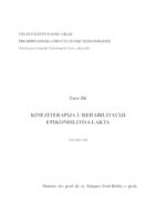 prikaz prve stranice dokumenta KINEZITERAPIJA U REHABILITACIJI EPIKONDILITISA LAKTA